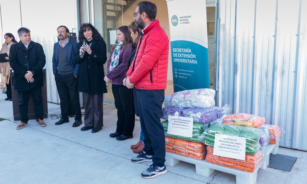 Desde la UNL se entregaron seis mil raciones de alimentos a organizaciones sociales de la ciudad de Santa Fe