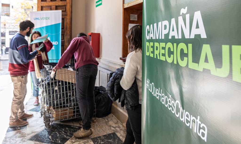 La UNL arrancará con una nueva campaña de reciclado de papel y cartón