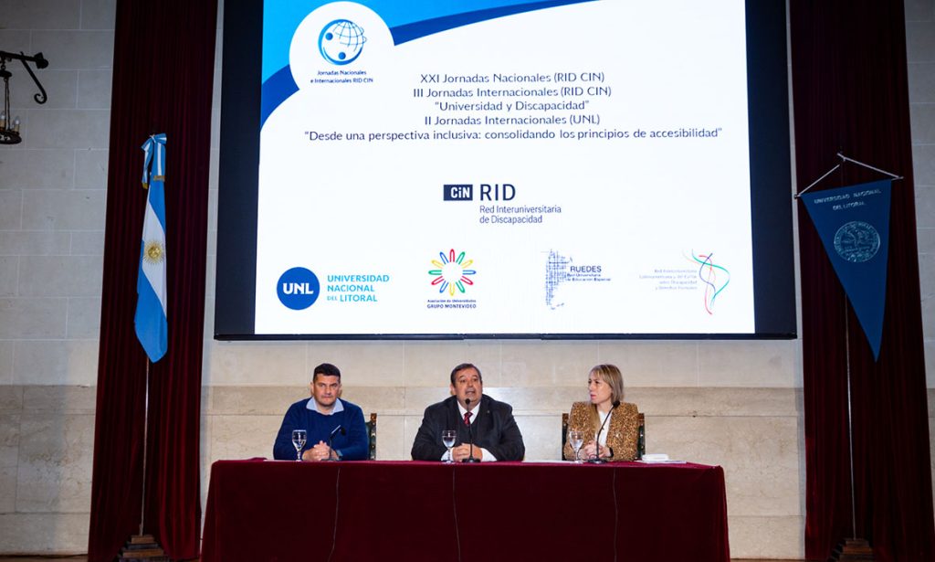 En la UNL se desarrollan las Jornadas Internacionales Universidad y Discapacidad