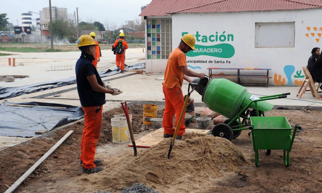 En Varadero Sarsotti se avanza con la construcción del espacio público más grande de la ciudad de Santa Fe