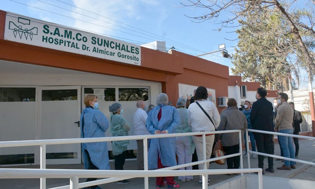 Avanza en la ciudad de Sunchales el proyecto de ampliación para el Hospital Almicar Gorosito