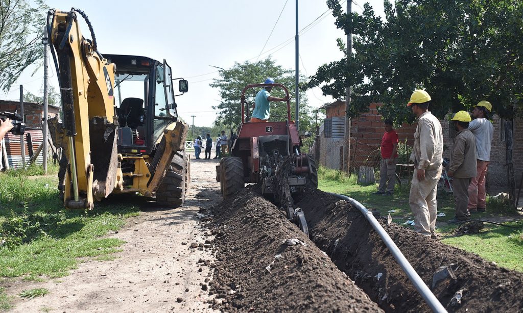 Con las tareas de agua potable, avanza en la ciudad de Santa Fe el programa Integrar Yapeyú